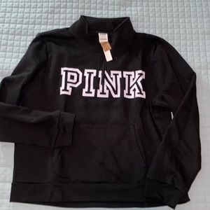 New 3/4 zip sweatshirt by Pink